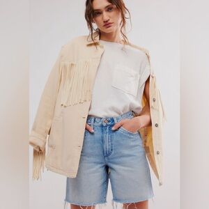 The wrangler mid thigh cowboy‎ shorts